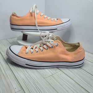 Converse all star chuck taylor peach/orange sneakers